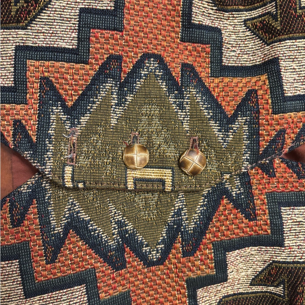 Roughrider Aztec Pattern Vest - image 2